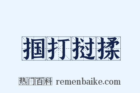 掴打挝揉是什么意思的图片
